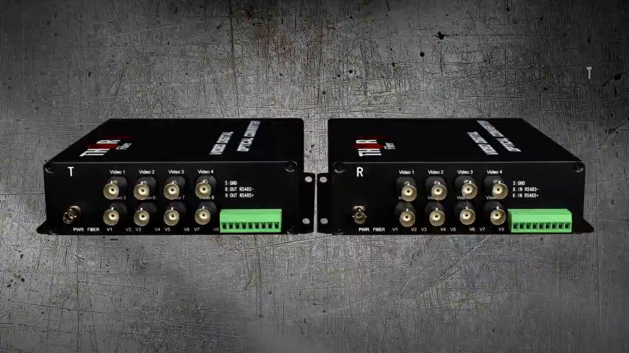 8 Ch Video Over Fiber