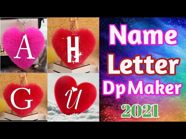 Create Name Alphabet Whatsapp Dp