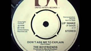 The Boyfriends - 2.Don&#39;t Ask Me To Explain