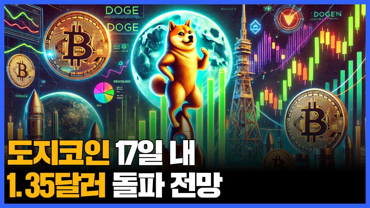 도지코인 17일 내 1.35달러 돌파 전망