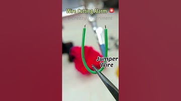 How To Make Wire Cut Alarm Circuit 🚨! Wire Cut Security Alarm 😱 #trending #viral #ytshorts