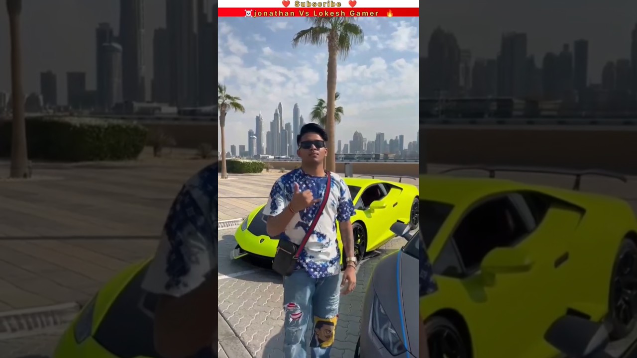 ☠️ Jonathan vs Lokesh Gamer 🔥 car collection 😱 