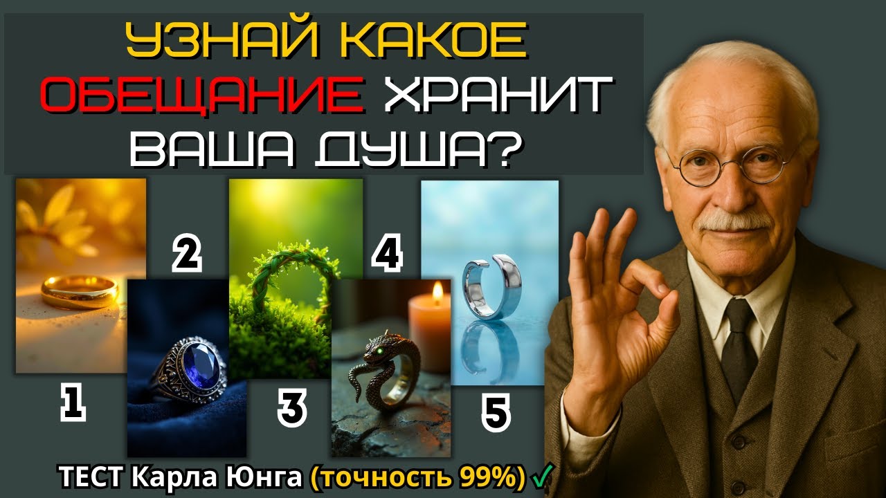 🤫 КАКОЕ ОБЕЩАНИЕ ХРАНИТ ВАША ДУША? Тест Юнга о самом главном союзе в вашей жизни