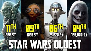 15 Oldest Star Wars Characters & Entities