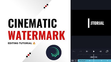 Create Smooth Animated Text Watermark in Alight Motion | Easy Mobile Editing Tutorial 2025