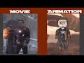 Iron Man Mk. 50 Suit Up Scene Animated! Versus scene from Avengers Infinity War! | Animation