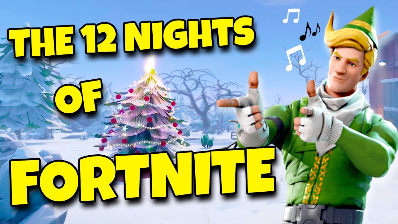 The 12 Nights Of Fortnite ( Parody Song) YouTube