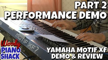 Yamaha MOTIF XF Demo & Review Part 02 - Jamming in Performance Mode!