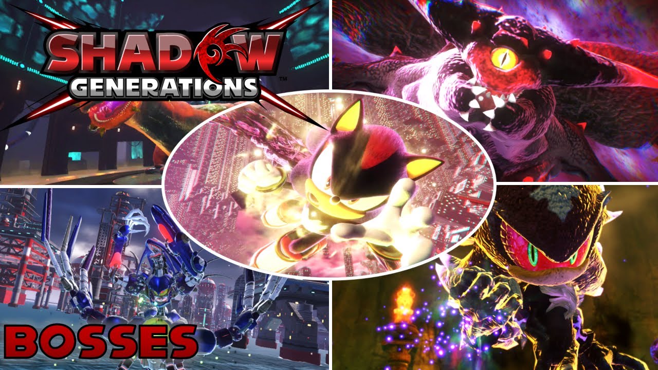 Shadow Generations Boss All Bosses ★ Shadow Generations | Hard Mode - YouTube