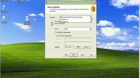 Excel to Ms SQL 2000 import data - Macky
