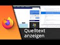 Firefox Quelltext anzeigen | Firefox Quellcode anzeigen ✅ Tutorial
