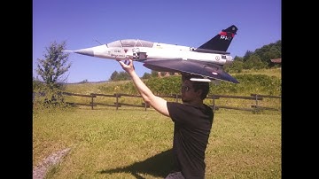 RC MIRAGE 2000 plane in the making