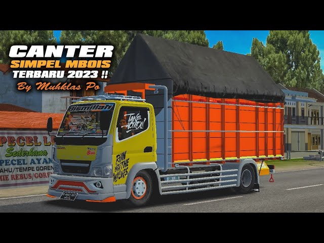 SHARE!! MOD TRUCK CANTER SIMPEL MBOIS TERBARU 2023 || MOD BUSSID TERBARU class=