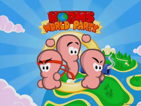 Worms World Party gameplay (PC Game, 2001)