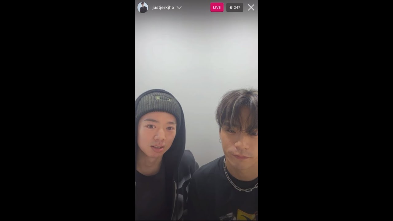 230908 제이호 인스타 라방 4K : 호쌤 엠준쌤 조합 넘좋아요🦦🧡(Justjerk Jho IG live🧡)