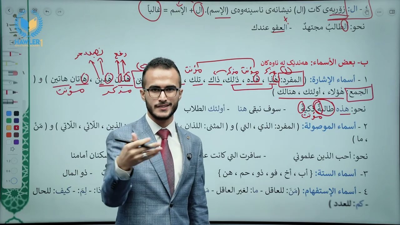 پێشەکیەکی گرنگی عەرەبی بۆ هەموو ئاست و قۆناغێک - وانەی یەکەم