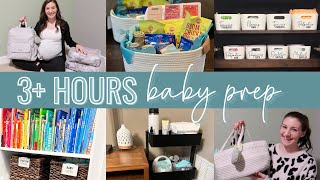 GETTING READY FOR BABY MARATHON // Everything You Need To Prep For Baby + Nesting & Organizing