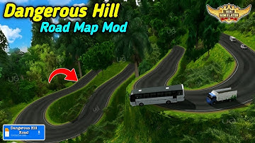 Map Mod Bussid 4.3.4 - New Released Dangerous Hill Road Map Mod For Bus Simulator Indonesia | Bussid