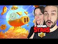 On remplit la mega tirelire sur brawl stars 