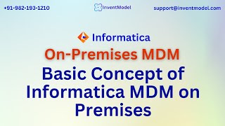 Day1 Informatica MDM on Premises Basic Concept