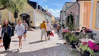 Finland Walks: Porvoo (Borgå). Picturesque small town, interesting history. Relaxing virtual walk.