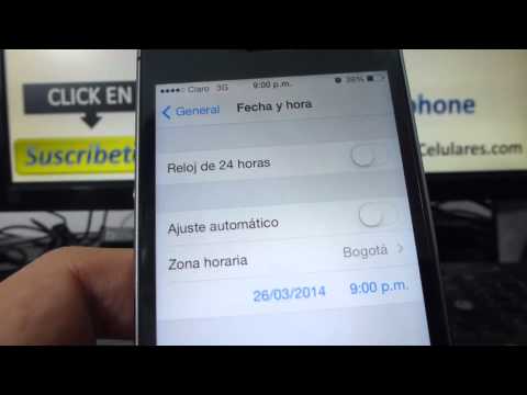 Video: Cómo Configurar La Fecha Y La Hora En El IPhone