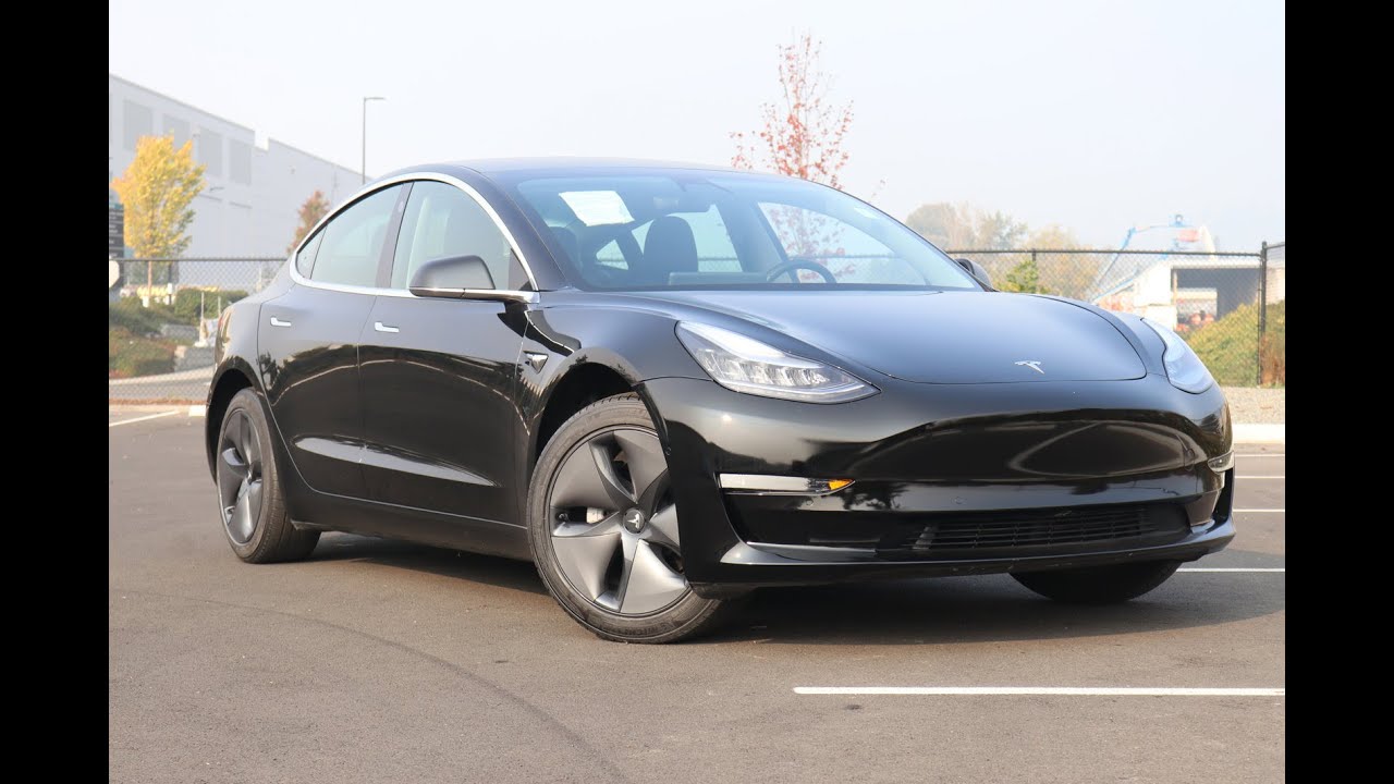 2019 Tesla Model 3 Standard Range Plus Walk Around and Info - YouTube