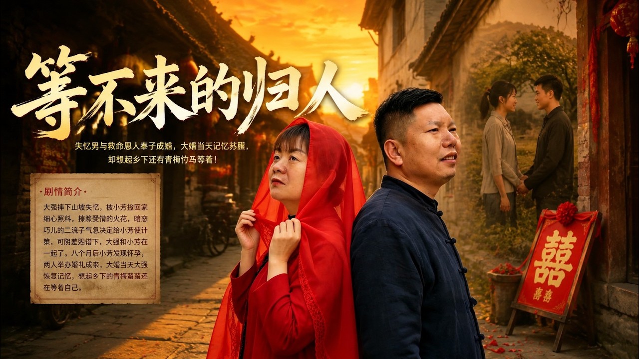 🔥【完結強推】失憶男與救命恩人奉子成婚，大婚當天記憶甦醒，卻想起鄉下還有青梅竹馬等著！《{drame_name}》#一口氣看完 #完結文 #情感 #短劇 #重生 #逆襲 #曹操孟德