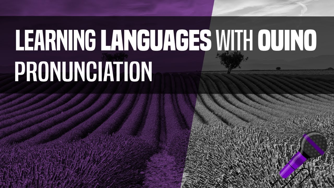 Learning a Language with OUINO™ - The Pronunciation Module - YouTube