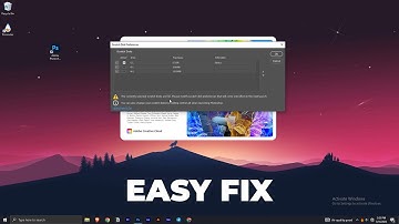 How to fix adobe Photoshop SCRATCH DISK FULL error