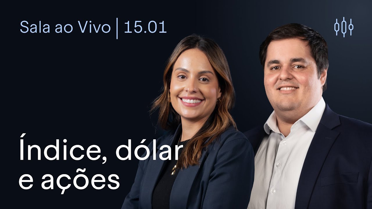 DAY TRADE E ANÁLISE TÉCNICA AO VIVO | Índice, Dólar e Ações | BTG Trader 15/01/2026