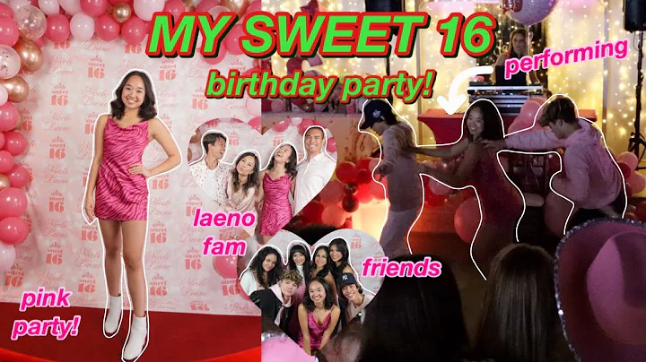 MY SWEET 16 BIRTHDAY PARTY  Vlogmas Day 12!