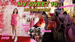 MY SWEET 16 BIRTHDAY PARTY 🎉 Vlogmas Day 12! screenshot 4