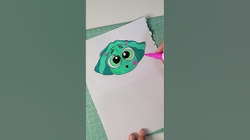 Inside Out 2 Envy Squishy Tutorial #insideout2  #papercraft  #asmr  #tutorial #squishy #diy  #紙遊び