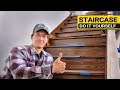 This Was FUN! Building and Finishing the FARMHOUSE STAIRCASE