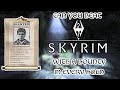 Can you beat Skyrim with a bounty in every hold?