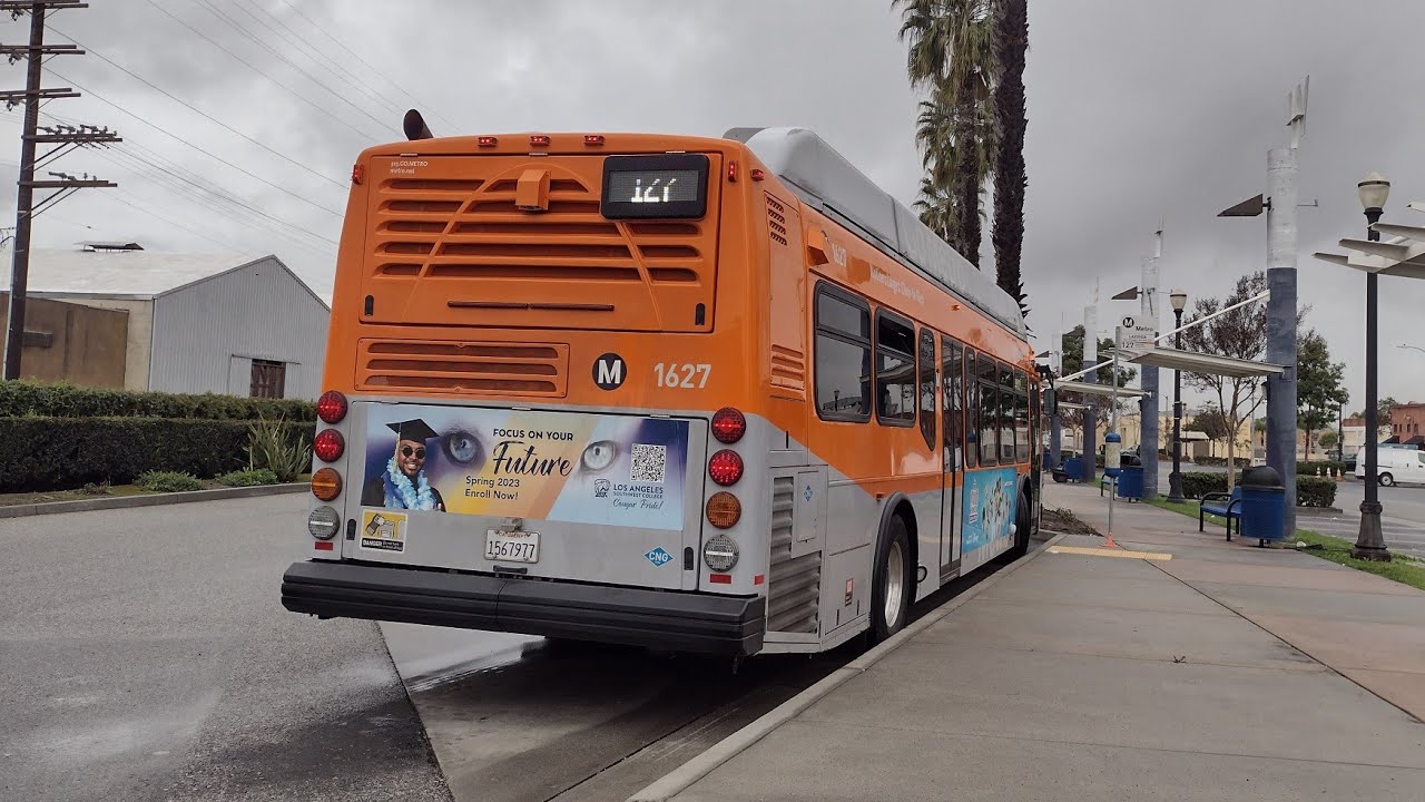 Full Ride LA Metro Line 127 Harbor Freeway Station to Downey Depot