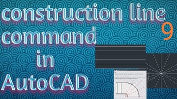 AUTOCAD  tutorials part 9 | construction line |  in telugu | by reality cad