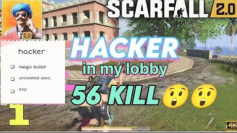 SCARFALL 2.0 HACKER IN MY LOBBY॥ FULL GAMPLAY #scarfall #scarfall2.0 #hacker 