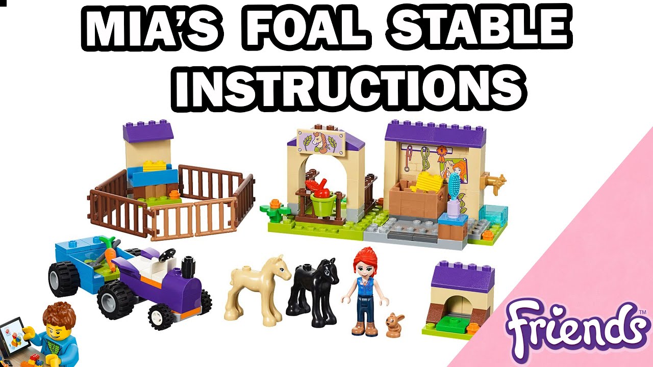 LEGO 41361 Friends Mia's Foal Stable INSTRUCTION MANUAL ONLY