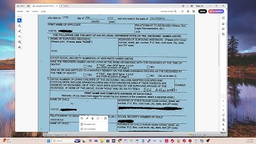 Children of Deceased Widow Parent can file Form SSA-1724 claim Social Security Fairness Act payments