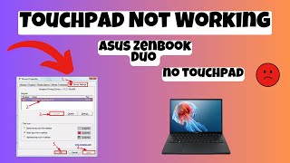 How to fix in Asus Zenbook Duo Touch Pad Not Working