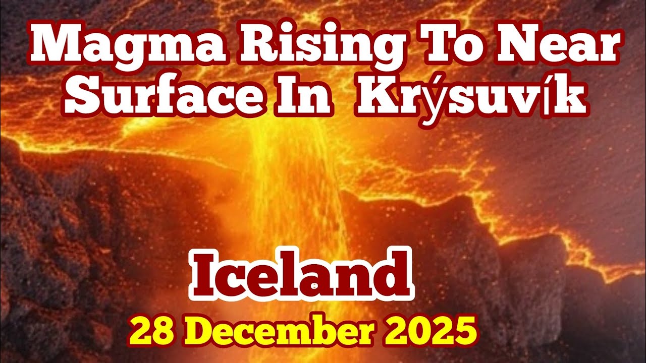 Вулкан Крисувик в Исландии: магма поднимается почти к поверхности, полуостров Рейкьянес, тектоник...