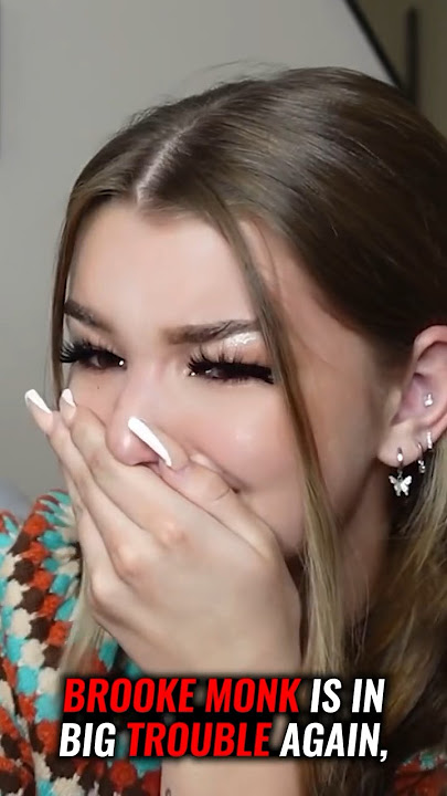 Brooke Monk Is In Big Trouble Again 😱 #shorts #short #brookemonk #viral #story #storytime