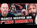 REACTIONS to CONTROVERSIAL Francis Ngannou vs Tyson Fury! MMA Community OUTRAGED + CALL ROBBERY!