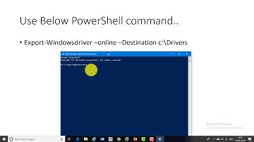 How to Export Installed Driver from a reference computer to add in SCCM Server Harender Jangra