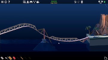 Poly Bridge 2 Glowing Gorge 2-03 Low Rider