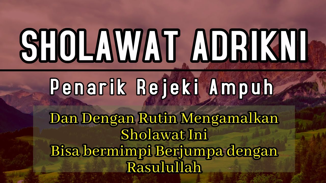 Sholawat adrikni || 1000x non stop