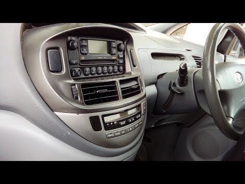 Toyota Previa Estima 2000 - 2005 how to remove & refit radio,simple guide with part numbers.