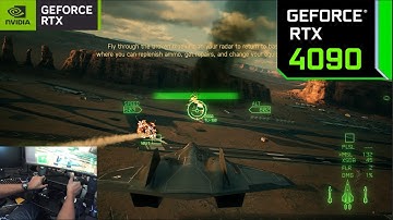 Flying The Darkstar with Thrustmaster T1 Flight HOTAS Ace Combat 7 NVIDIA RTX 4090 Top Gun PS5 AC7